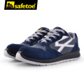 Safetoe Composite Toe Kevalr Midsole Metal Free Safety Shoe L-7328 Blue